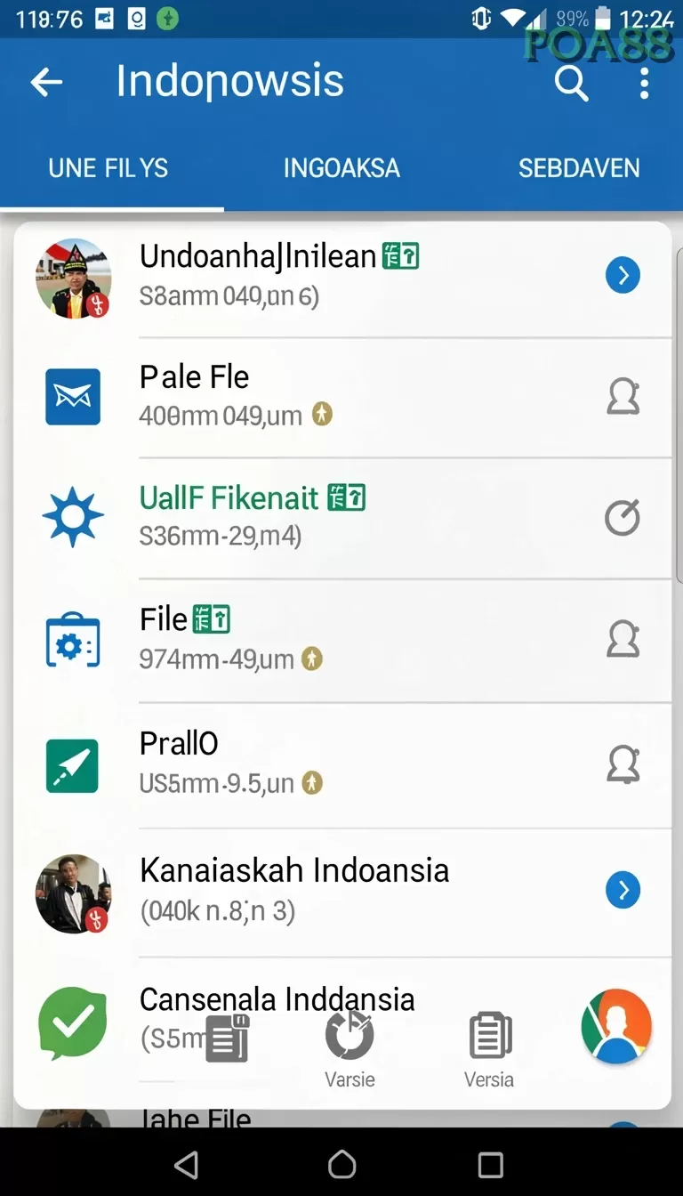 Cuplikan layar K234 — halaman utama