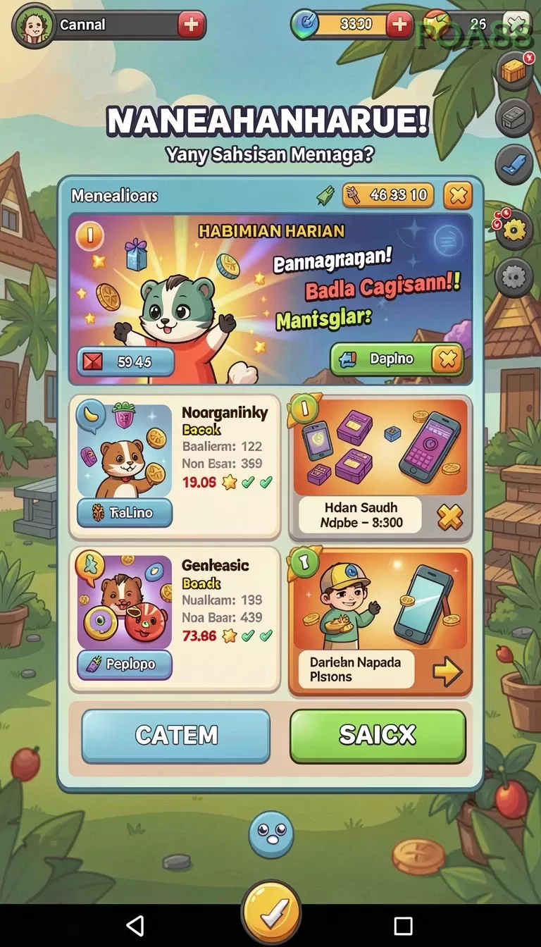 Cuplikan layar RADEN4D — pengaturan akun